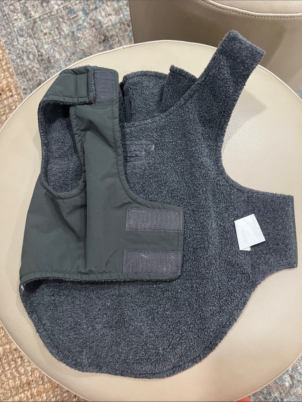 Fleece lined dog rain jacket - Picture 5 of 7